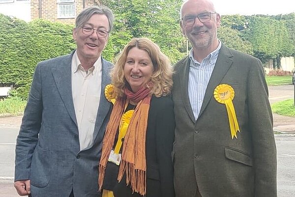 Cllr Kevin Lee, Don Whyte, Sylvia Whyte